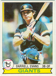 1979 Topps Baseball Cards      410     Darrell Evans
